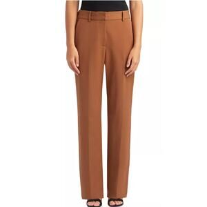 NEW BCX Brown Dress Pants Juniors SZ 5 Mid Rise Straight Leg Career Office Work